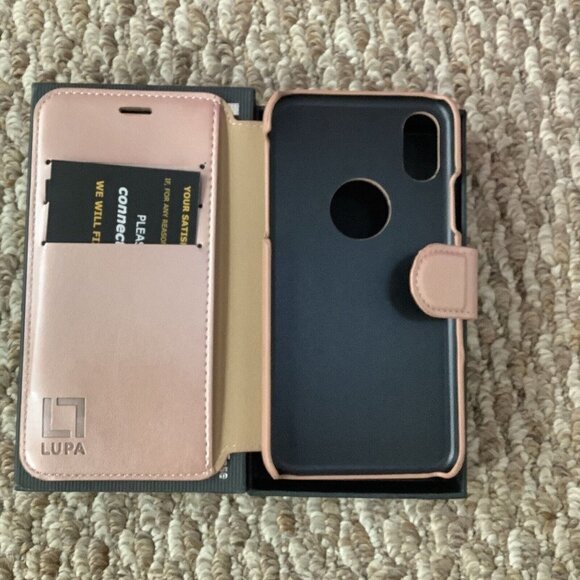 Lupa iPhone X Wallet Case, Durable and Slim, Lightweight with Classic Design New - Picture 2 of 3